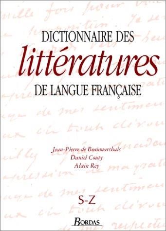 Dictionnaire des littératures de la langues française